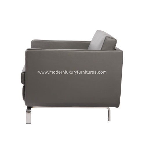 Modern Gaia High-arm Leather Lounge Chair Replica